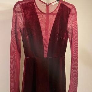 Boutique sheer sleeve romper
